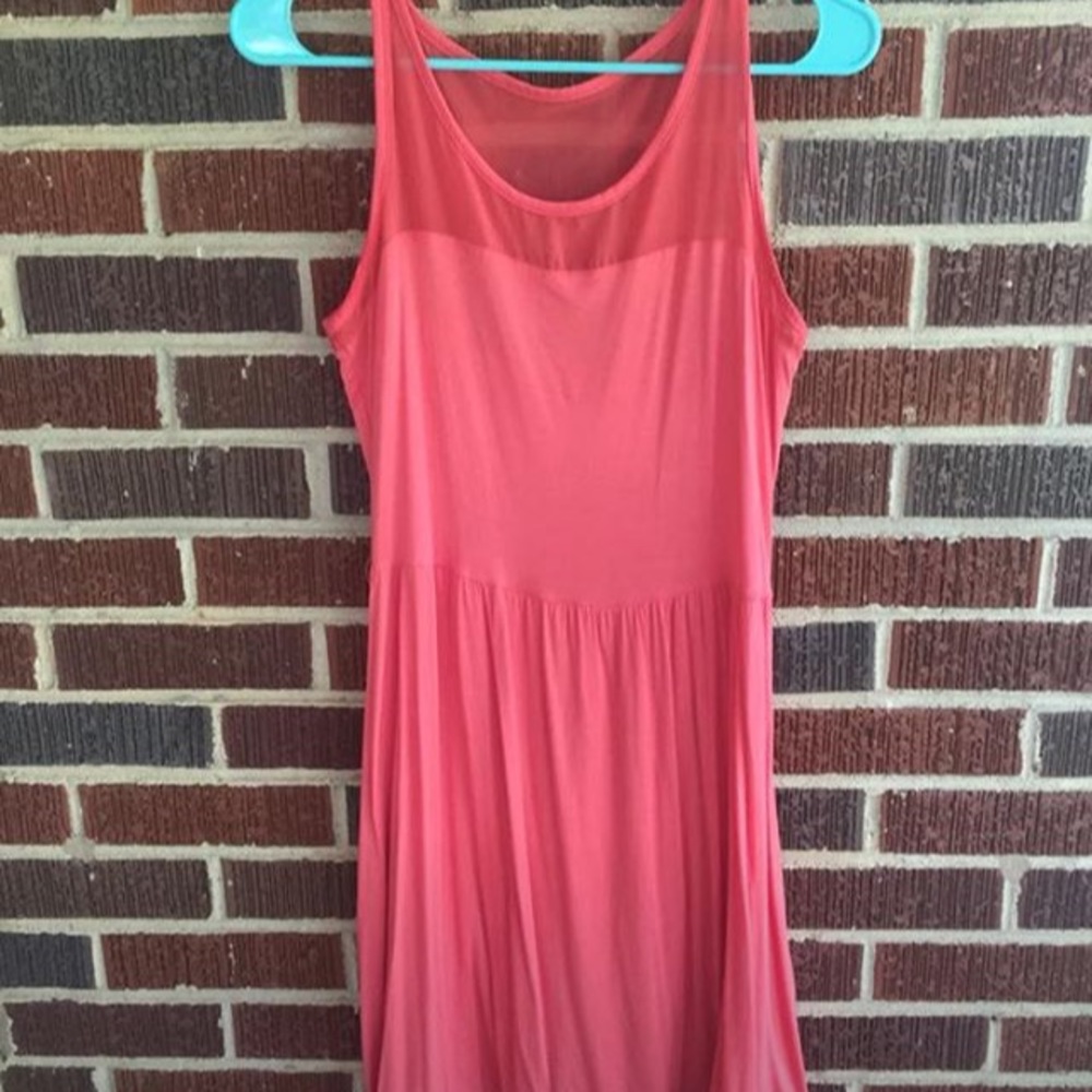 Coral dress sized in juniors